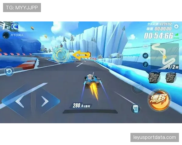 车手在空中完成高难度动作同时需进行着陆漂移修正